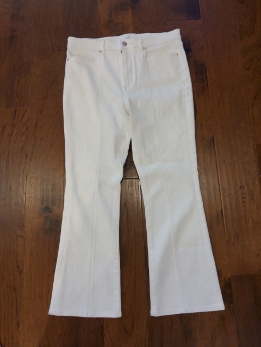 LOFT Outlet Cream Jeans Size 10